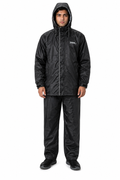 ZEEL Men's Reflective Waterproof Hooded Raincoat | Lightweight Rain Jacket for Bike Riding, Travel & Outdoor | Windproof Full Sleeve |