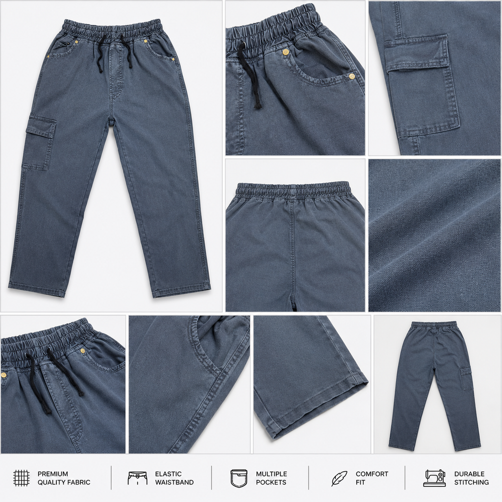 Men's Premium Washed Casual Lower