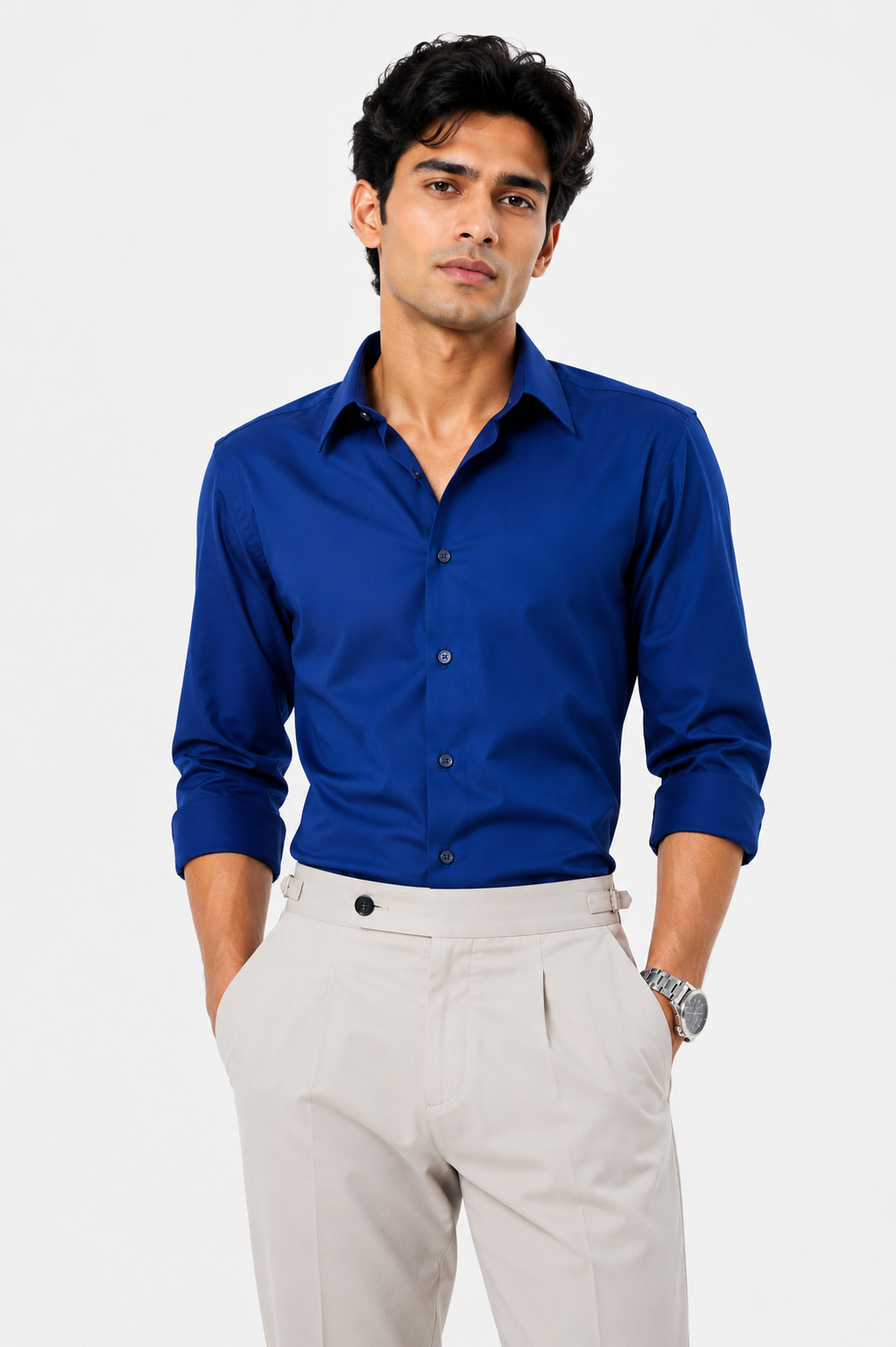 Men's Premium Formal Shirt | Full Sleeve Slim Fit | Multiple Colors