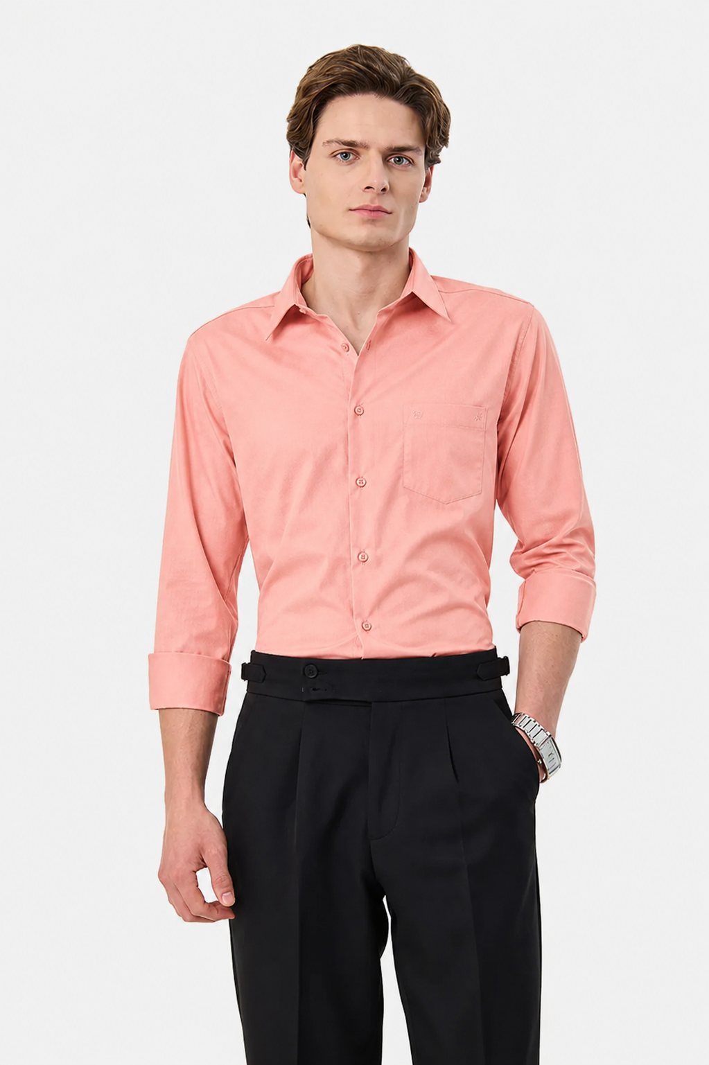 Men's Premium Formal Shirt | Full Sleeve Slim Fit | Multiple Colors